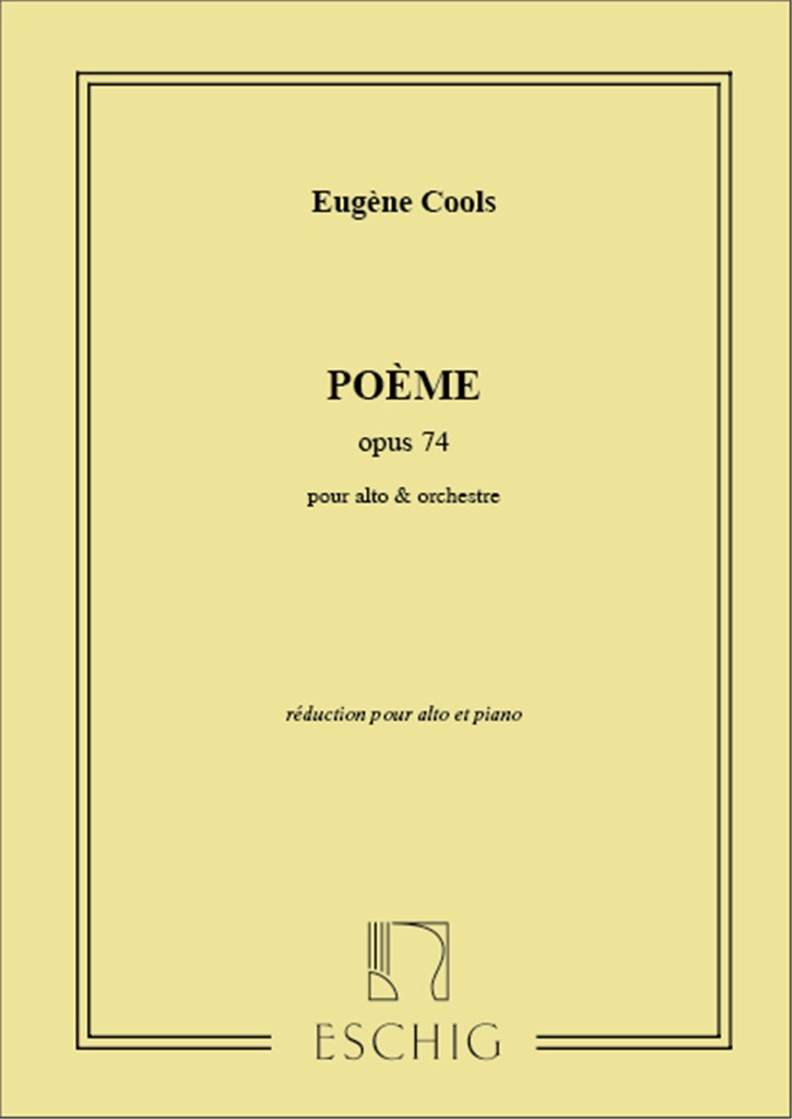 Poeme Alto-Piano
